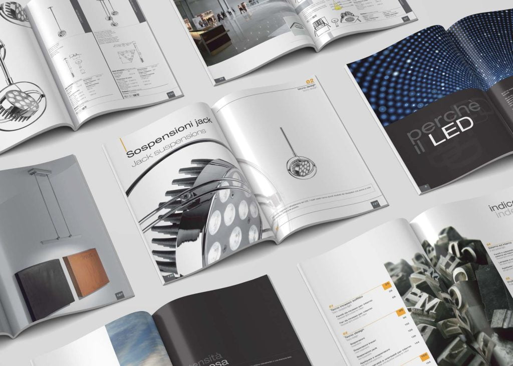 Grafica catalogo prodotti Future Plan interno